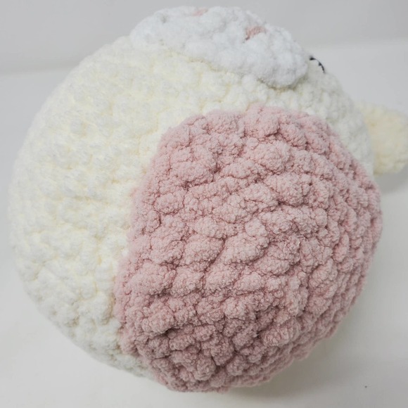 Rare Handmade Crochet Baby Cow Stuffed Plush Animal - Picture 6 of 8